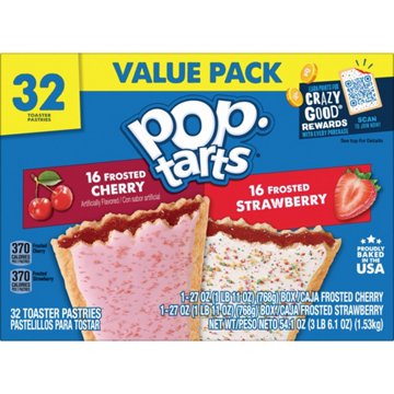 Pop-Tarts Variety Pack Toaster Pastries, 54.1 oz, 32 ct