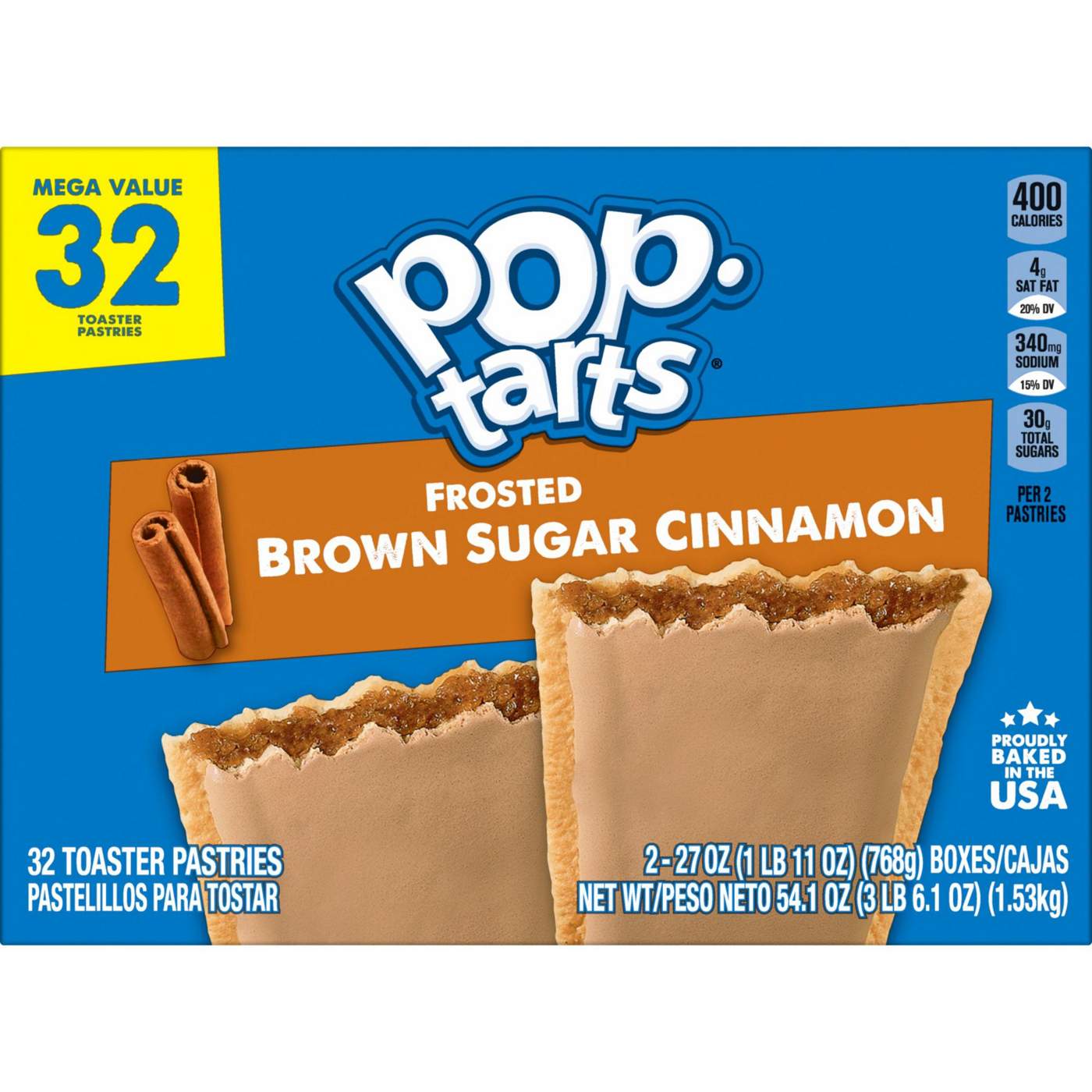 Pop-Tarts Brown Sugar Cinnamon Toaster Pastries, 3.38 lb; image 5 of 7