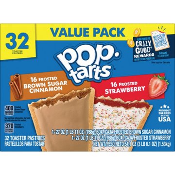 Pop-Tarts Variety Pack Toaster Pastries, 54.1 oz, 32 ct