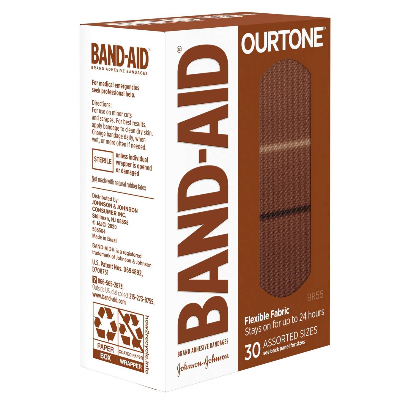 Band-Aid Flexible Fabric Ourtone Bandages - Br55, Assorted Sizes; image 4 of 4