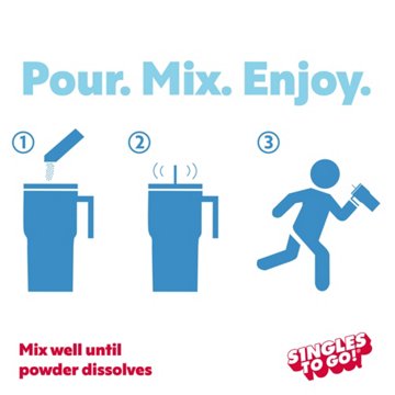 Sonic Singles to Go! Drink Sticks - Ocean Water, 6 ct