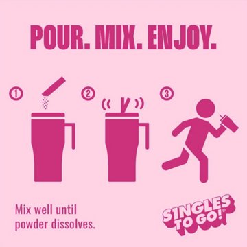 Starburst Singles to Go! Drink Sticks - Strawberry, 6 ct