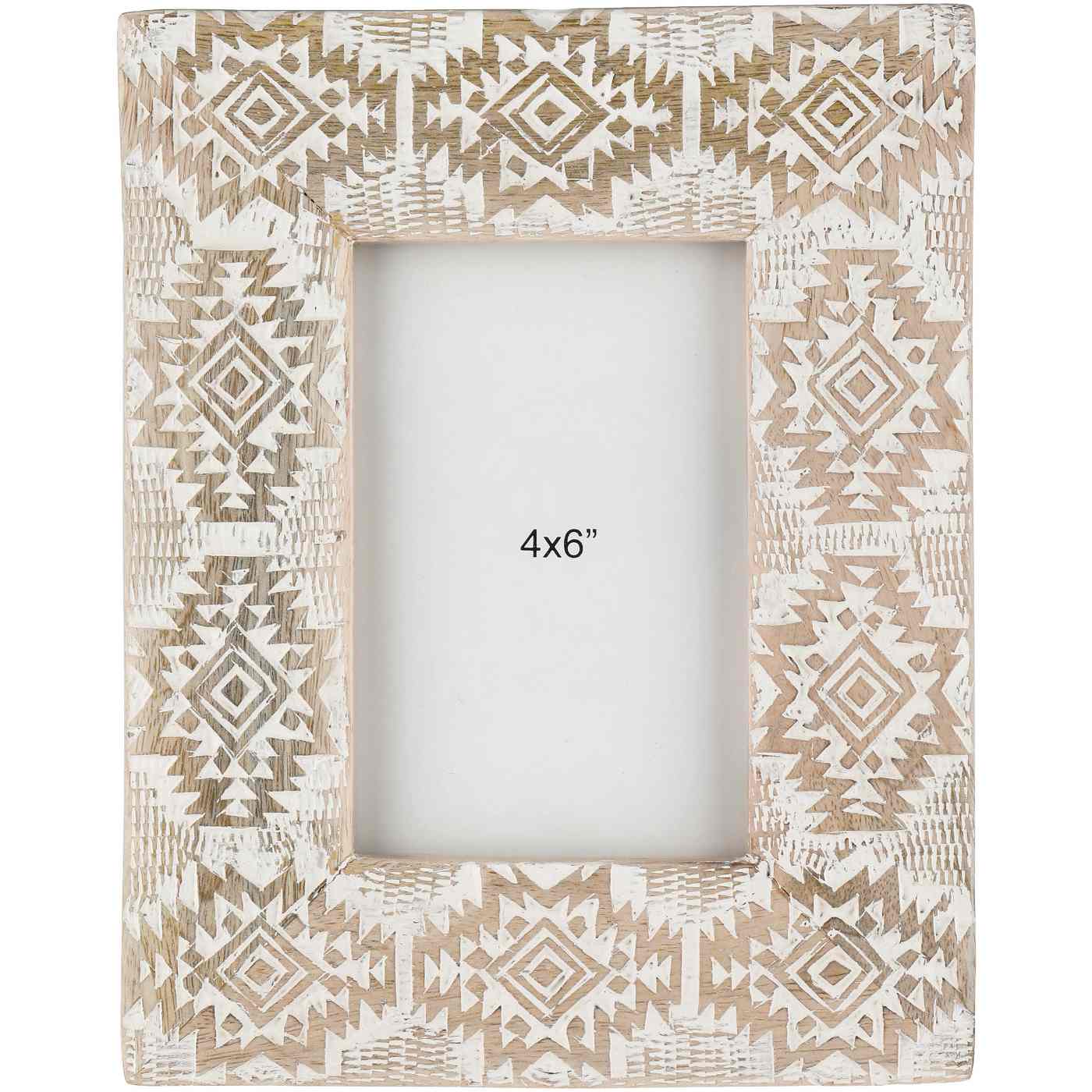 Haven + Key Wooden Aztec Picture Frame; image 1 of 2