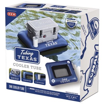 H-E-B Tubing Texas Inflatable Cooler Tube, 32" x 26"
