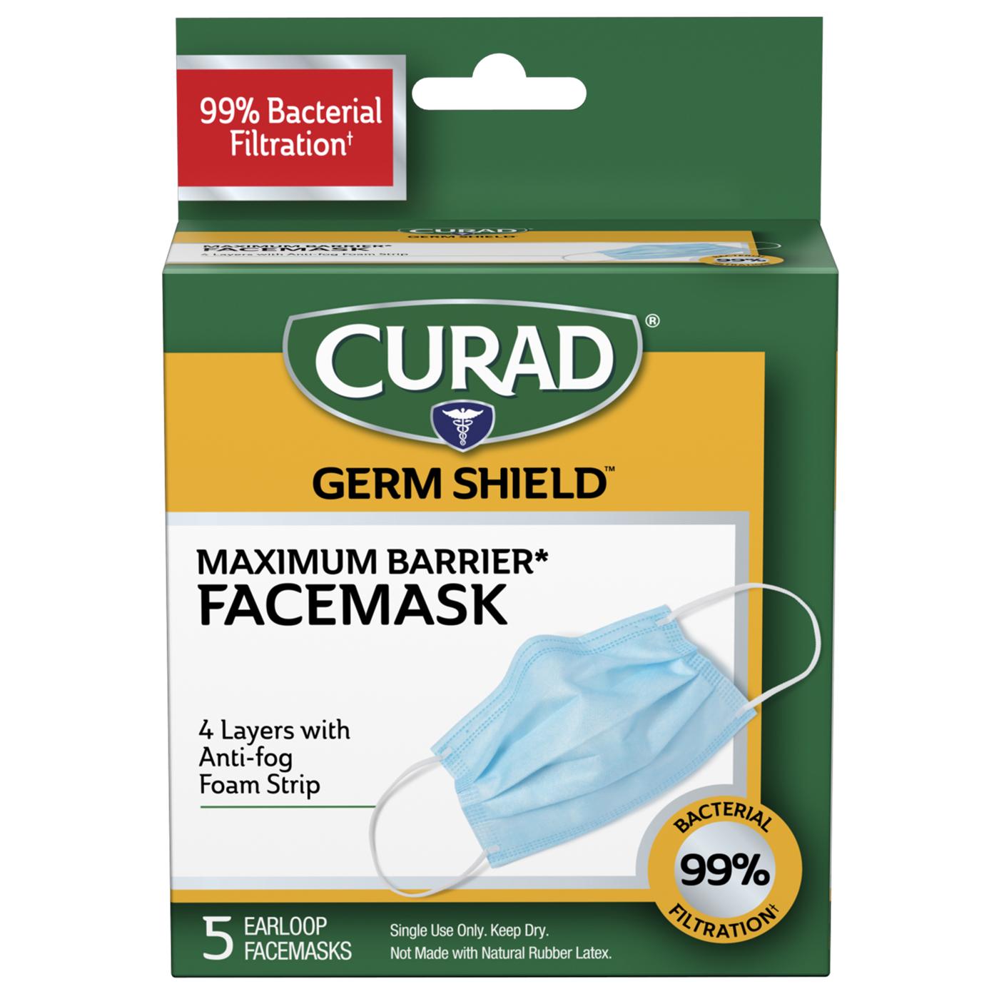 Curad Germ Shield Maximum Barrier Facemask; image 1 of 3