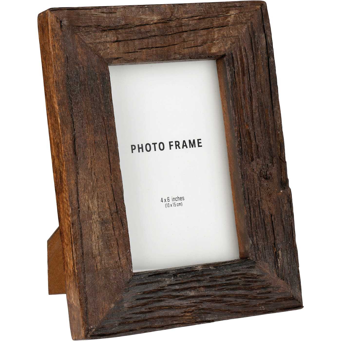 Decor Home 6x4 Solid Wood Picture Photo Frame (Brown)