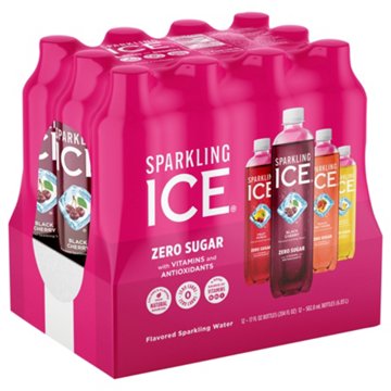 Sparkling Ice Zero Sugar Flavored Sparkling Water Variety Pack 12 pk Bottles