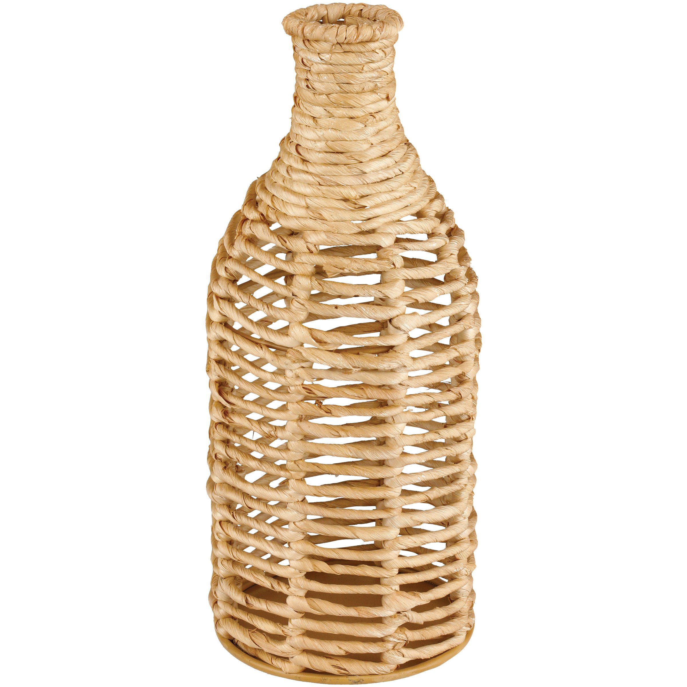 Haven + Key Medium Decorative Bottle Shape Rattan Vase - Natural - Shop ...