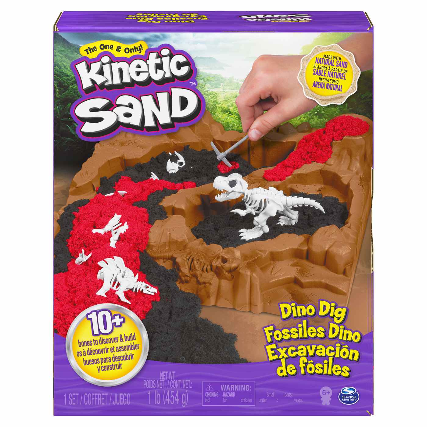 Kinetic Sand Dino Dig Playset; image 1 of 5