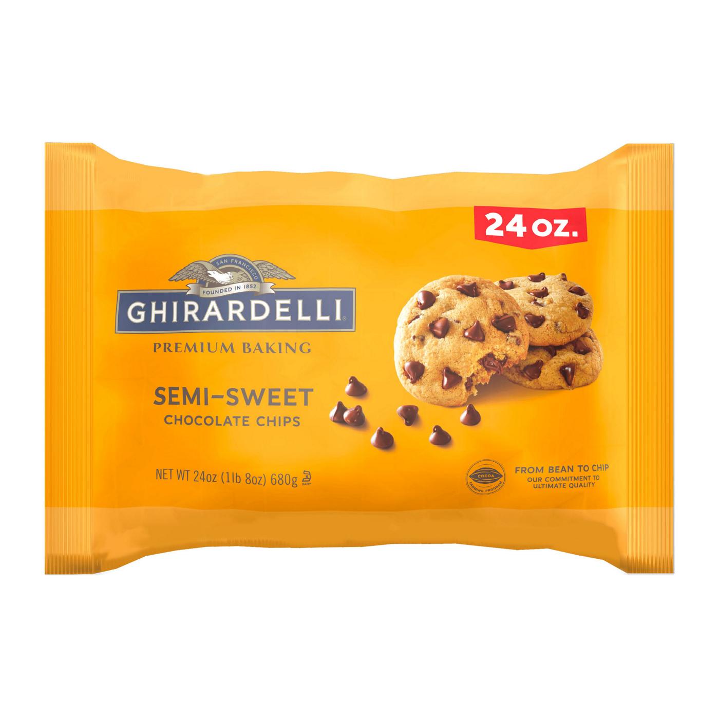 Ghirardelli Semi-Sweet Chocolate Chips; image 1 of 7