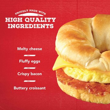 Jimmy Dean Bacon, Egg & Cheese Croissant Sandwiches