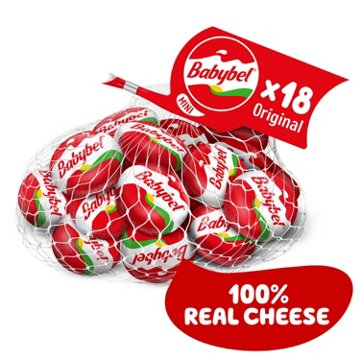 Mini Babybel Original Snack Cheese, 18ct, 12.7 oz