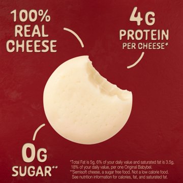Mini Babybel Original Snack Cheese, 18ct, 12.7 oz
