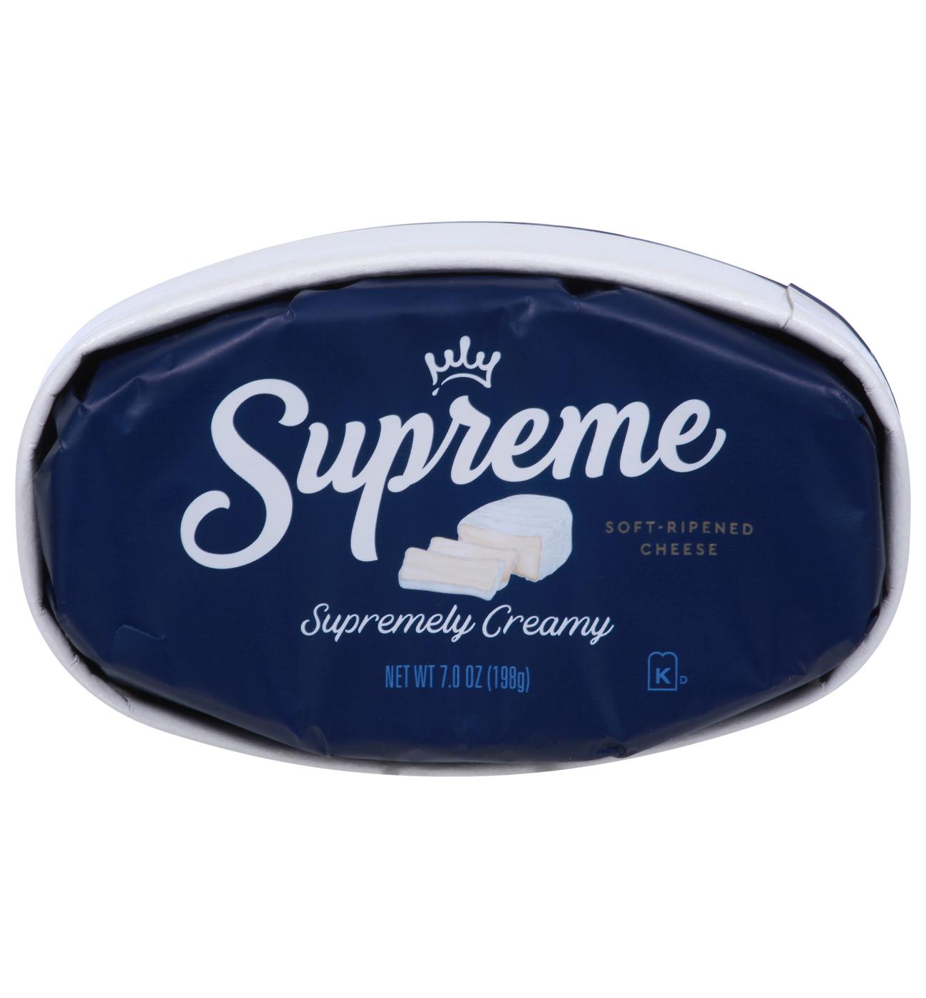 Supreme Oval Brie Cheese; image 1 of 2