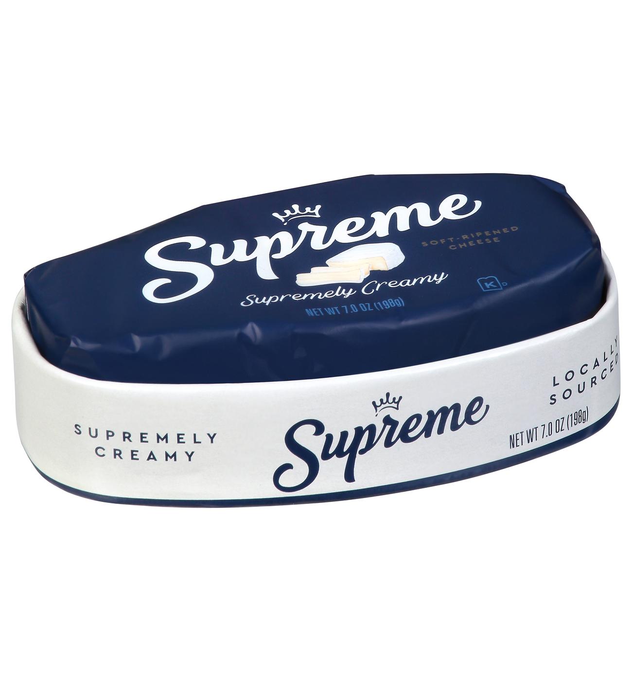 Supreme Oval Brie Cheese; image 2 of 2