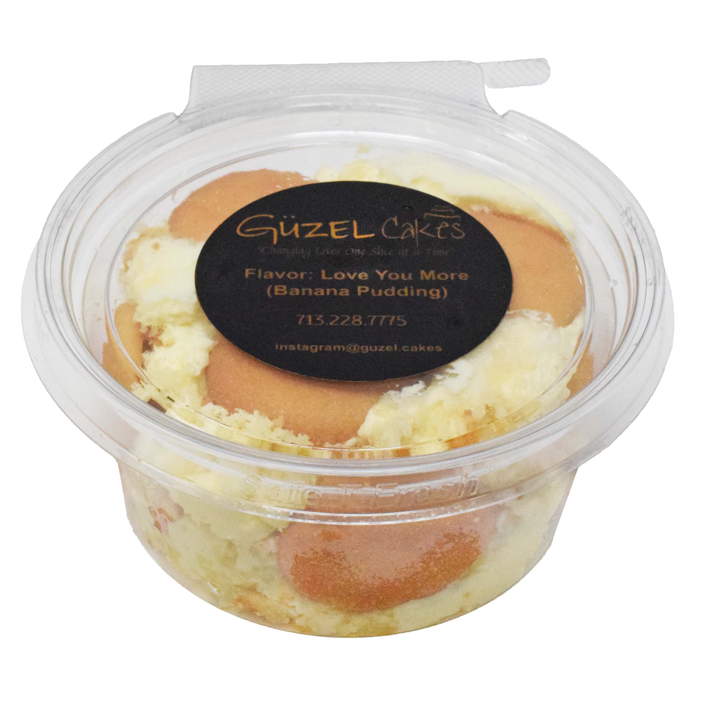 Guzel Cakes Love You More Banana Pudding - Shop Flan & Bread Pudding At ...