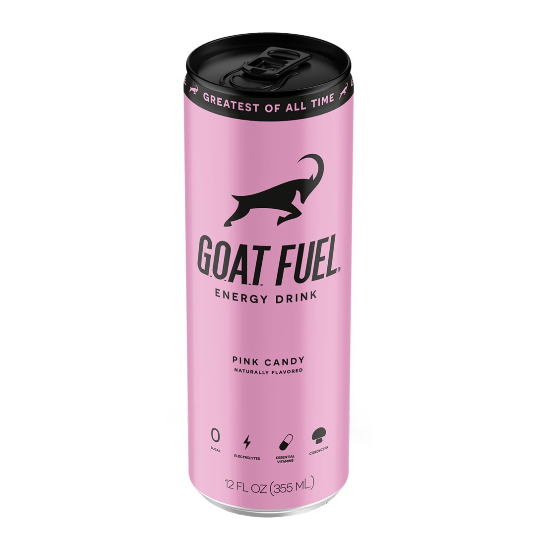Goat Fuel Energy Drink Pink Candy Shop Diet & fitness at HEB