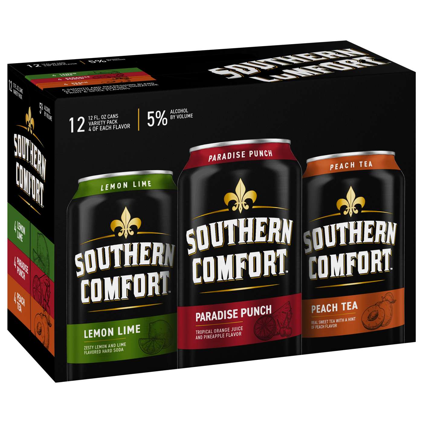 Southern Comfort Hard Soda Variety Pack 12 oz Cans; image 1 of 2