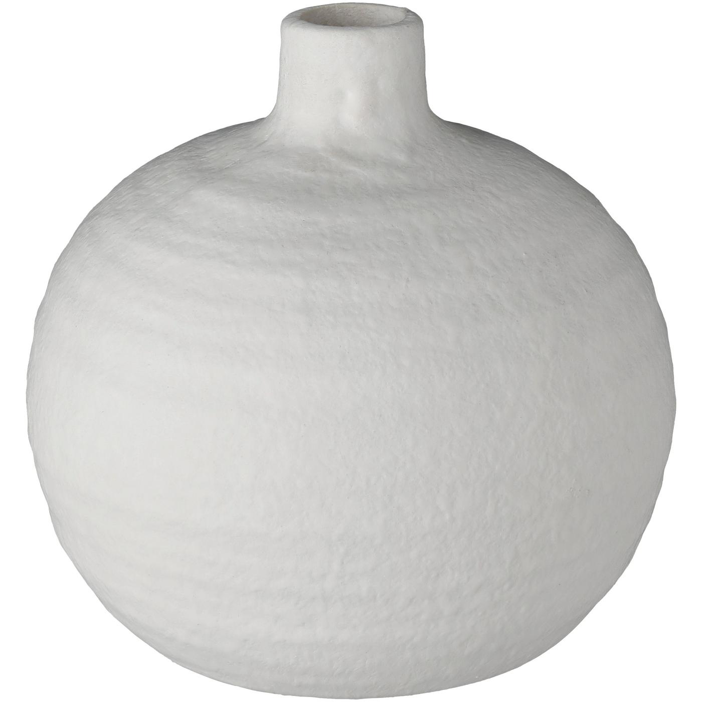Haven + Key Round Decorative Ceramic Vase - White; image 1 of 2