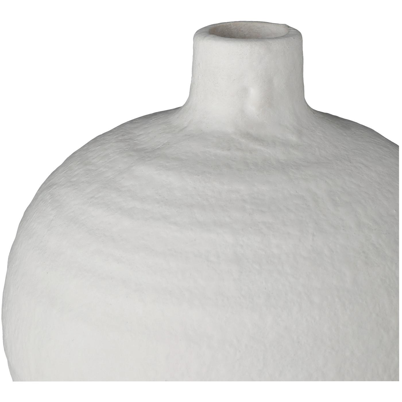 Haven + Key Round Decorative Ceramic Vase - White; image 2 of 2