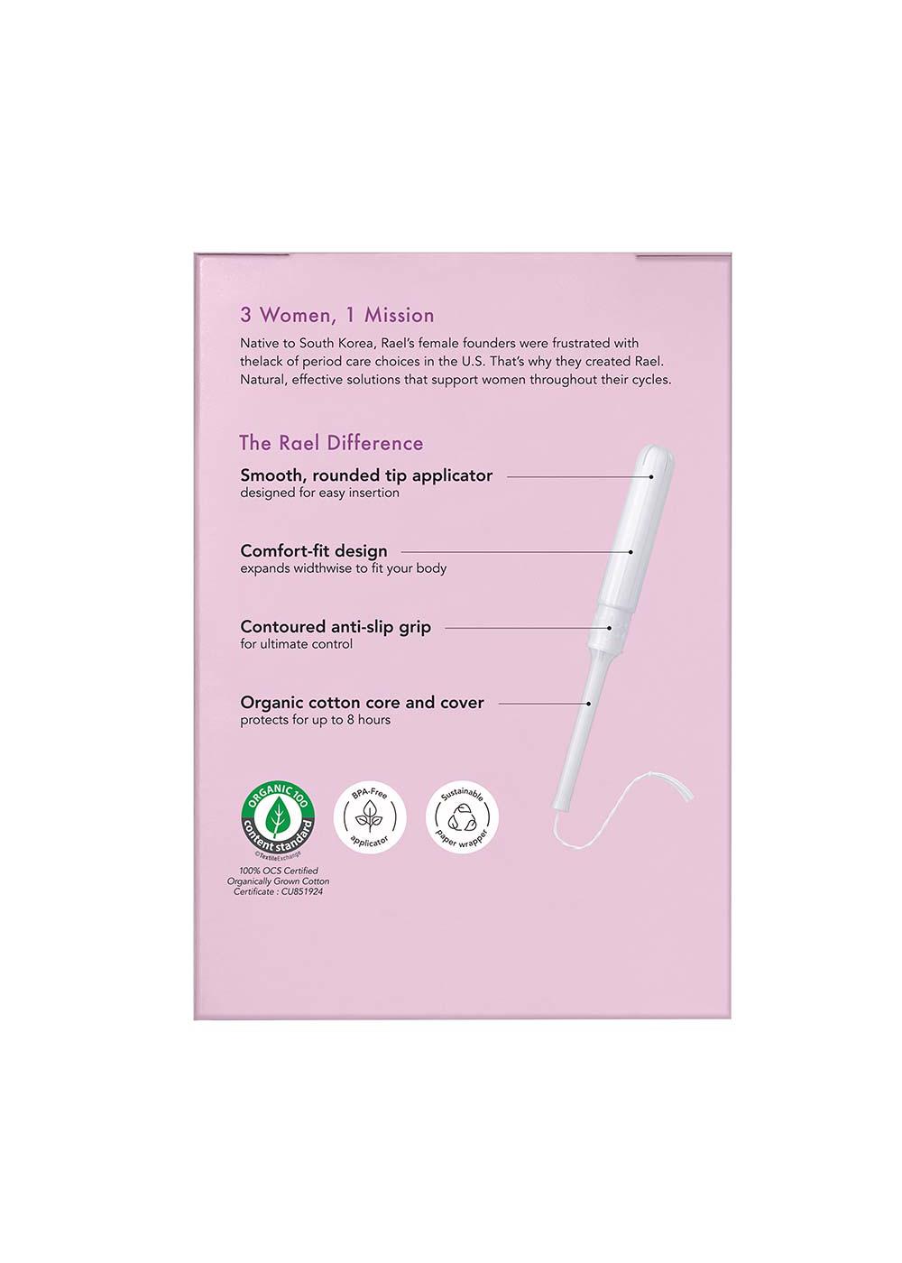 Rael Organic Cotton Tampons - Super; image 5 of 5