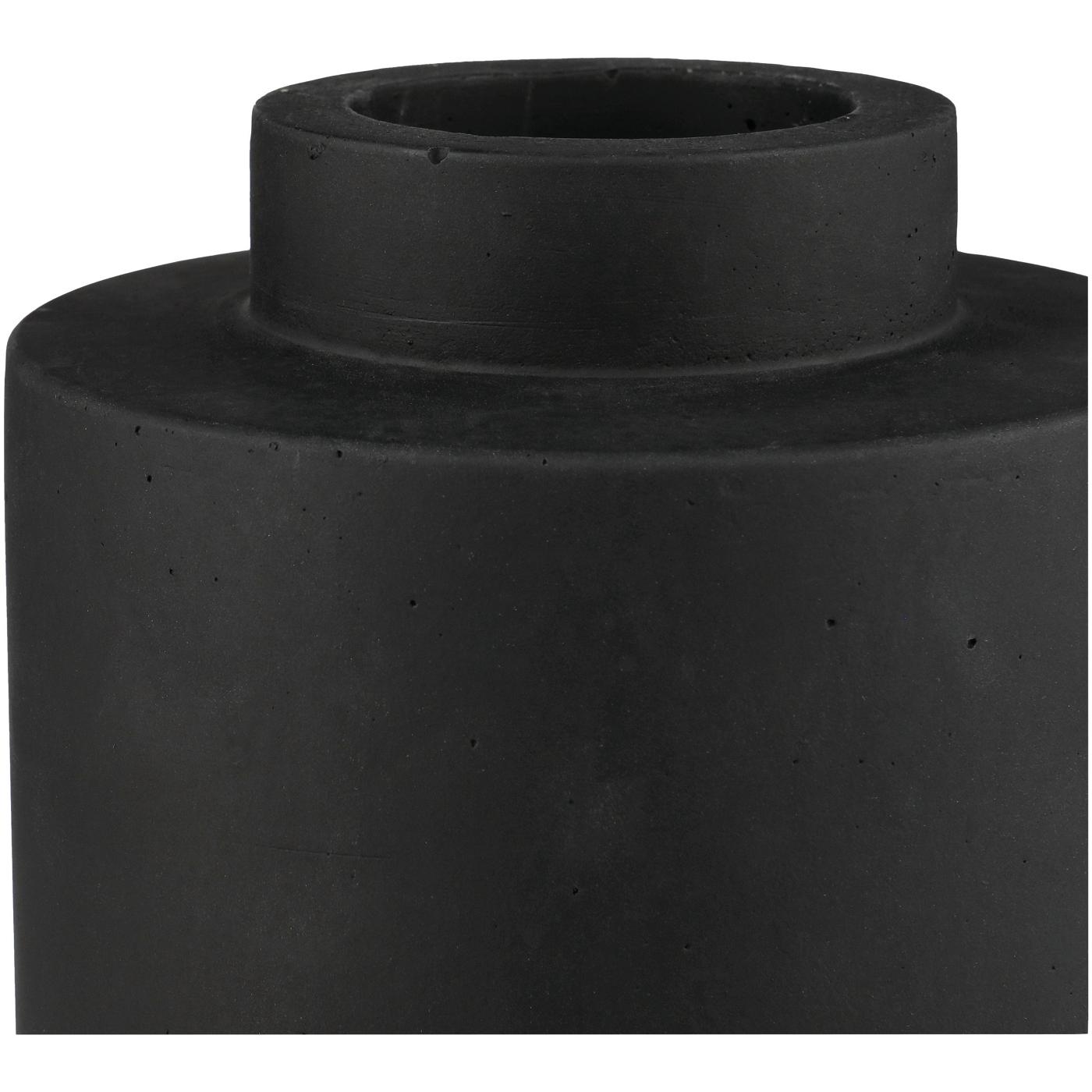 Haven + Key Decorative Ceramic Vase – Black; image 2 of 2