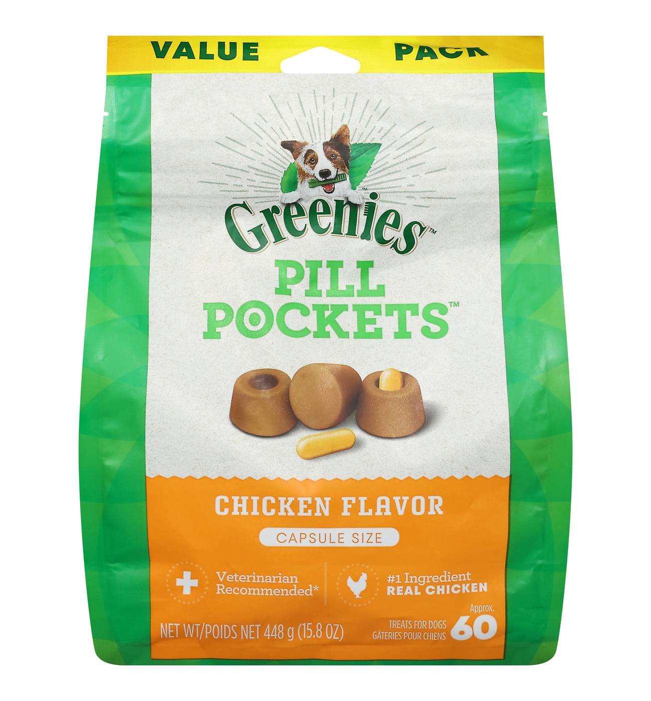 GREENIES PILL POCKETS Capsule Size - Chicken Flavor; image 1 of 5