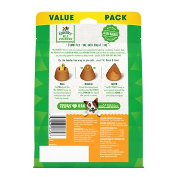GREENIES PILL POCKETS Capsule Size - Chicken Flavor, 60 ct