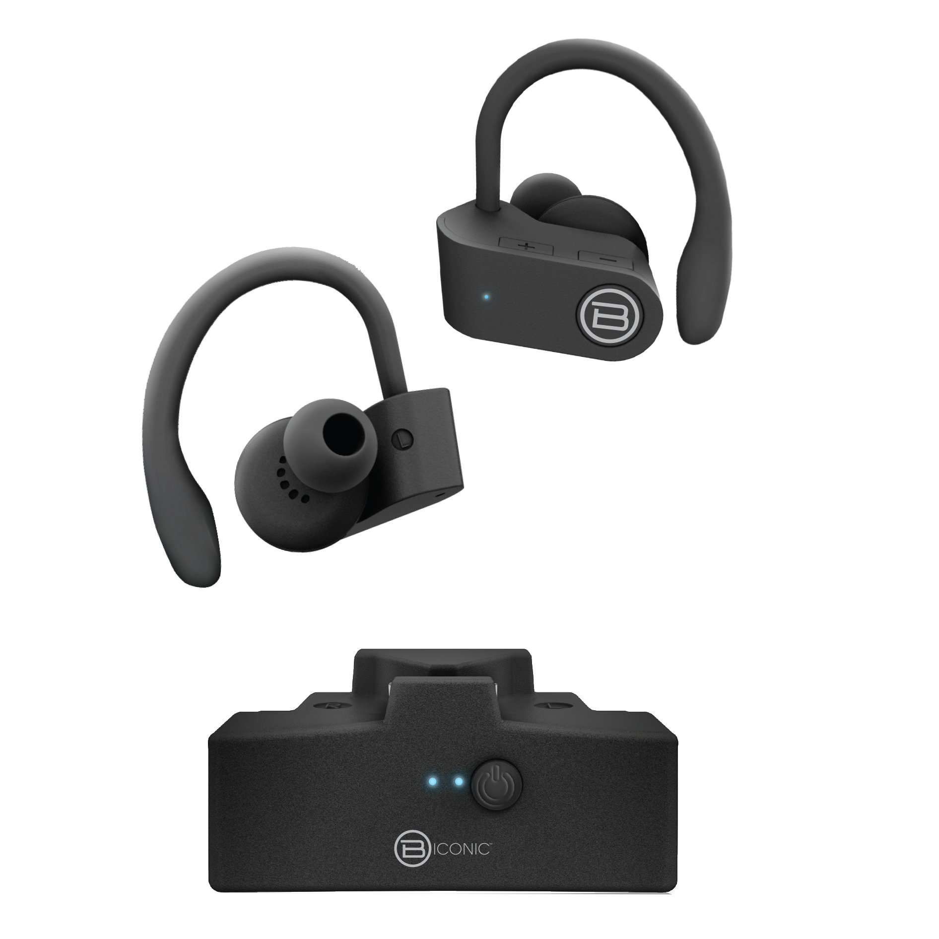 Biconic Motion True Wireless Black Earbuds With Charging Dock - Shop ...