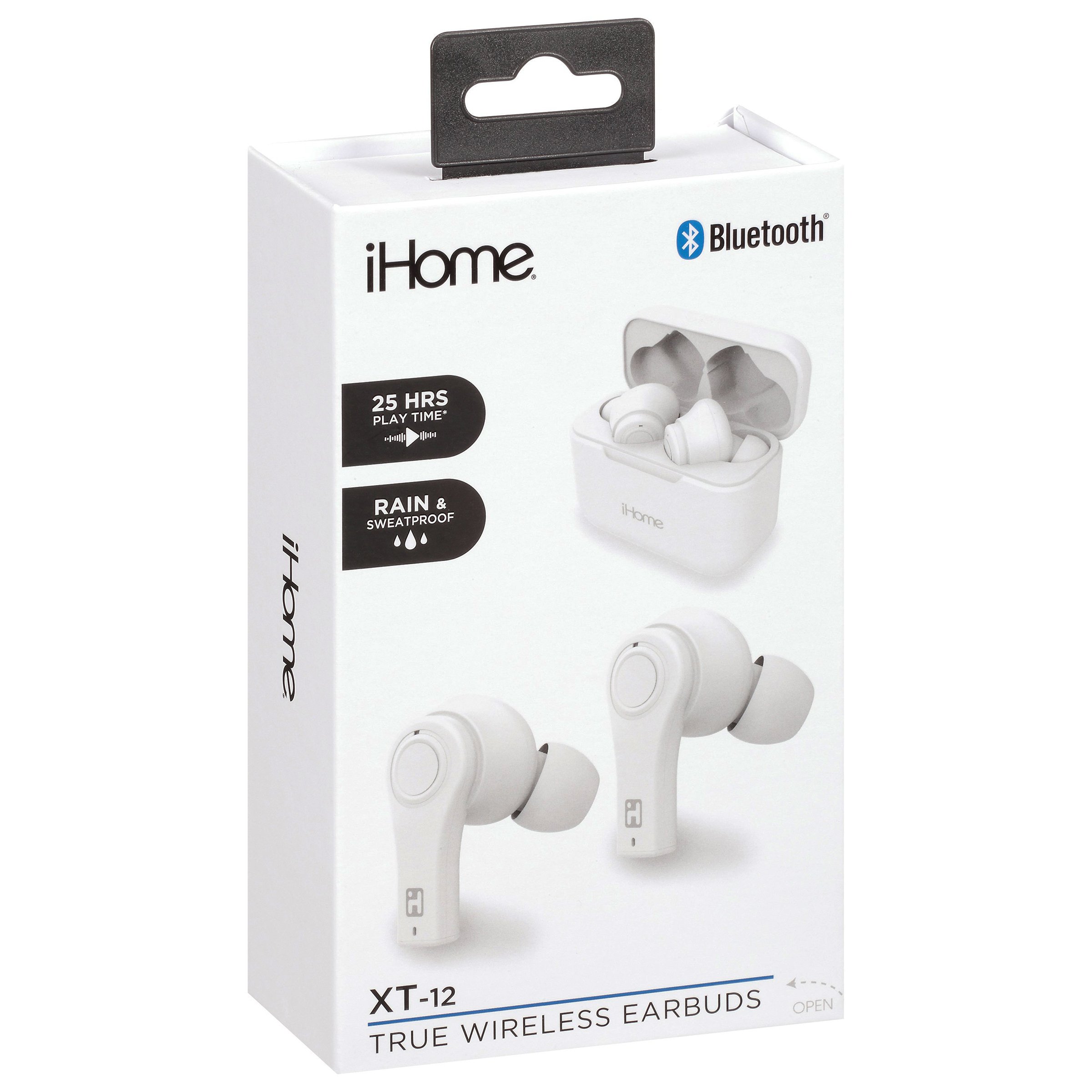 iHome True Wireless XT-12 Earbuds with Charging Case - Black