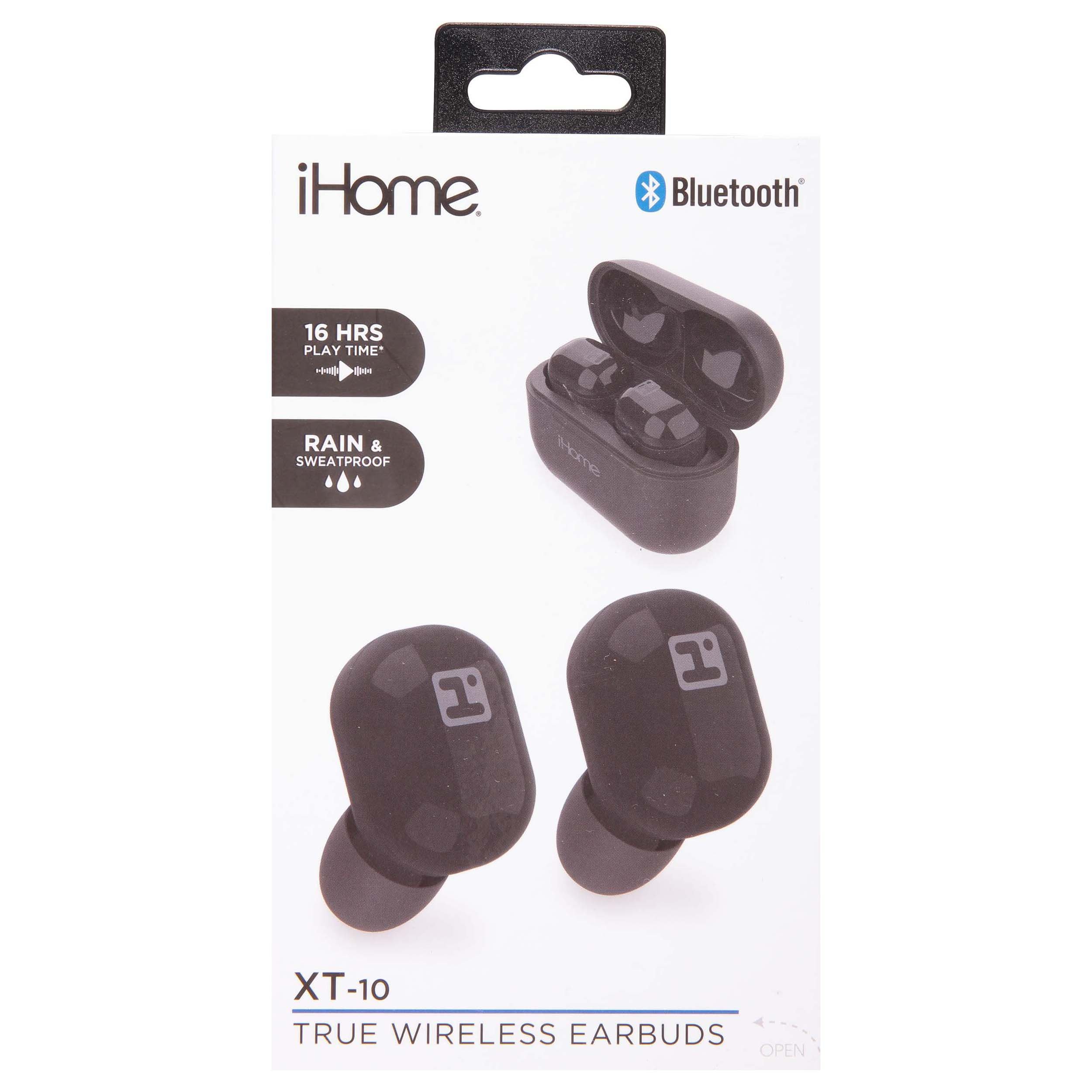 iHome XT10 True Wireless Earbuds Black Shop Headphones at HEB
