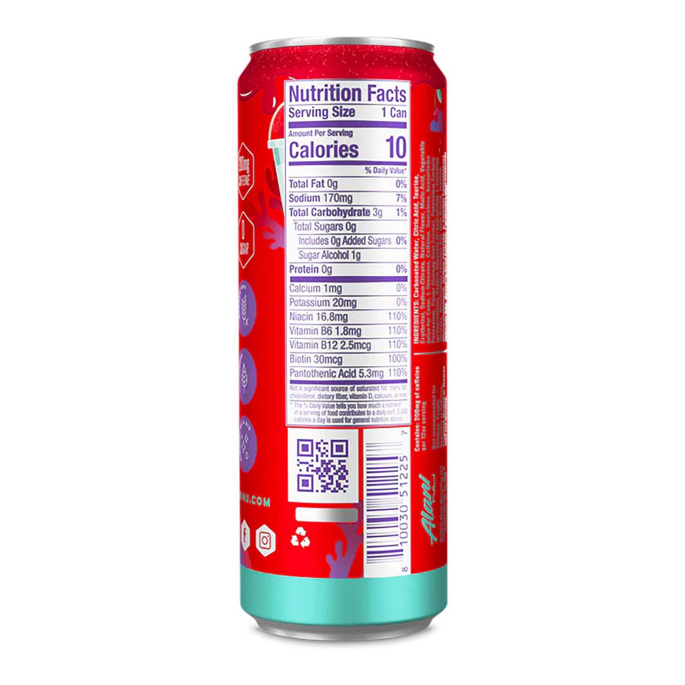 Alani Nu Zero Sugar Energy Drink - Cherry Slush; image 4 of 5