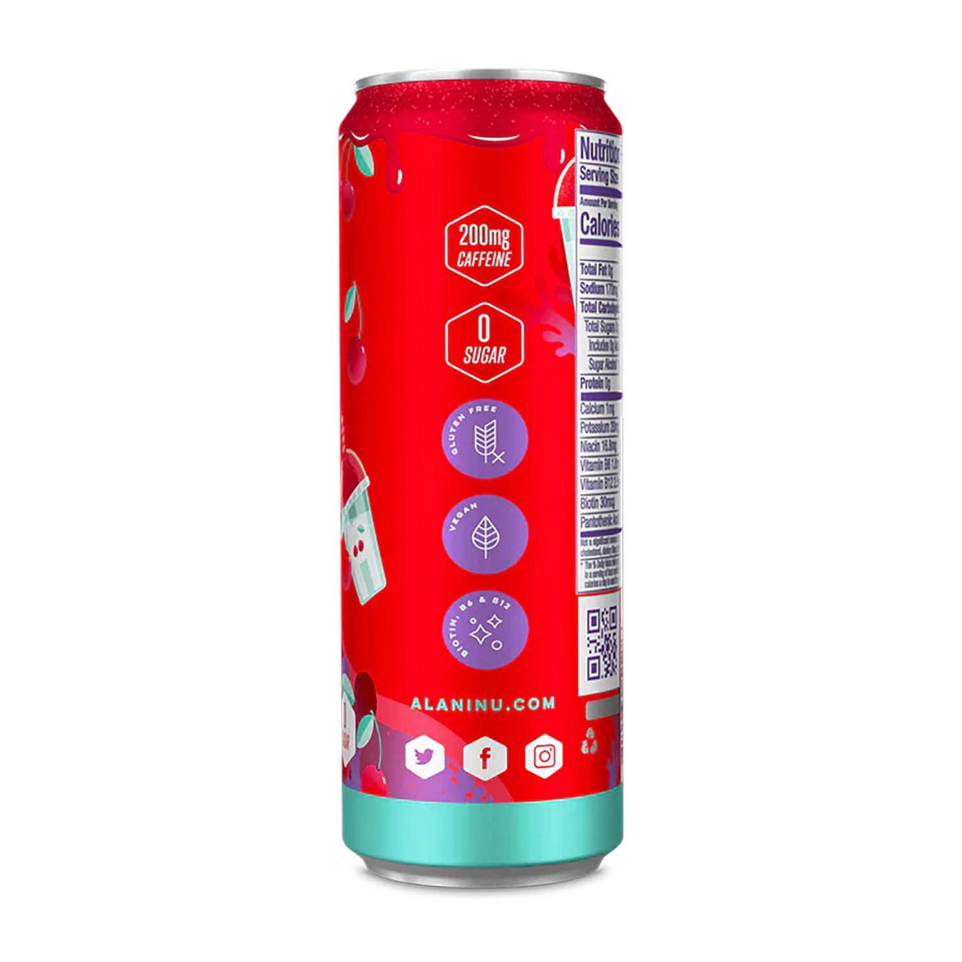 Alani Nu Zero Sugar Energy Drink - Cherry Slush; image 5 of 5