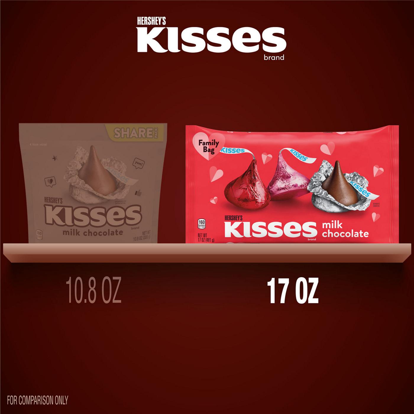 Hershey's Kisses Milk Chocolate Valentine's Candy - Family Pack; image 3 of 7