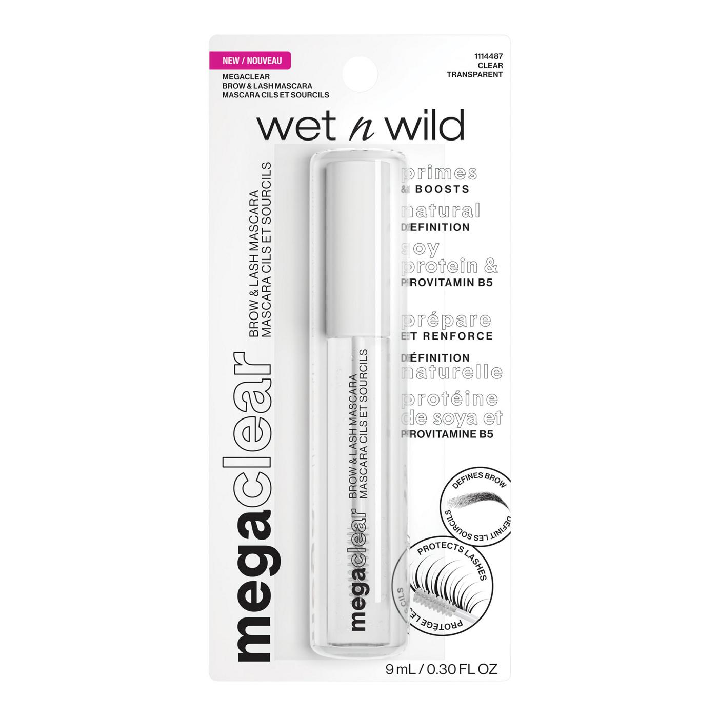 Wet n Wild Mega Clear Brow & Lash Mascara; image 1 of 4