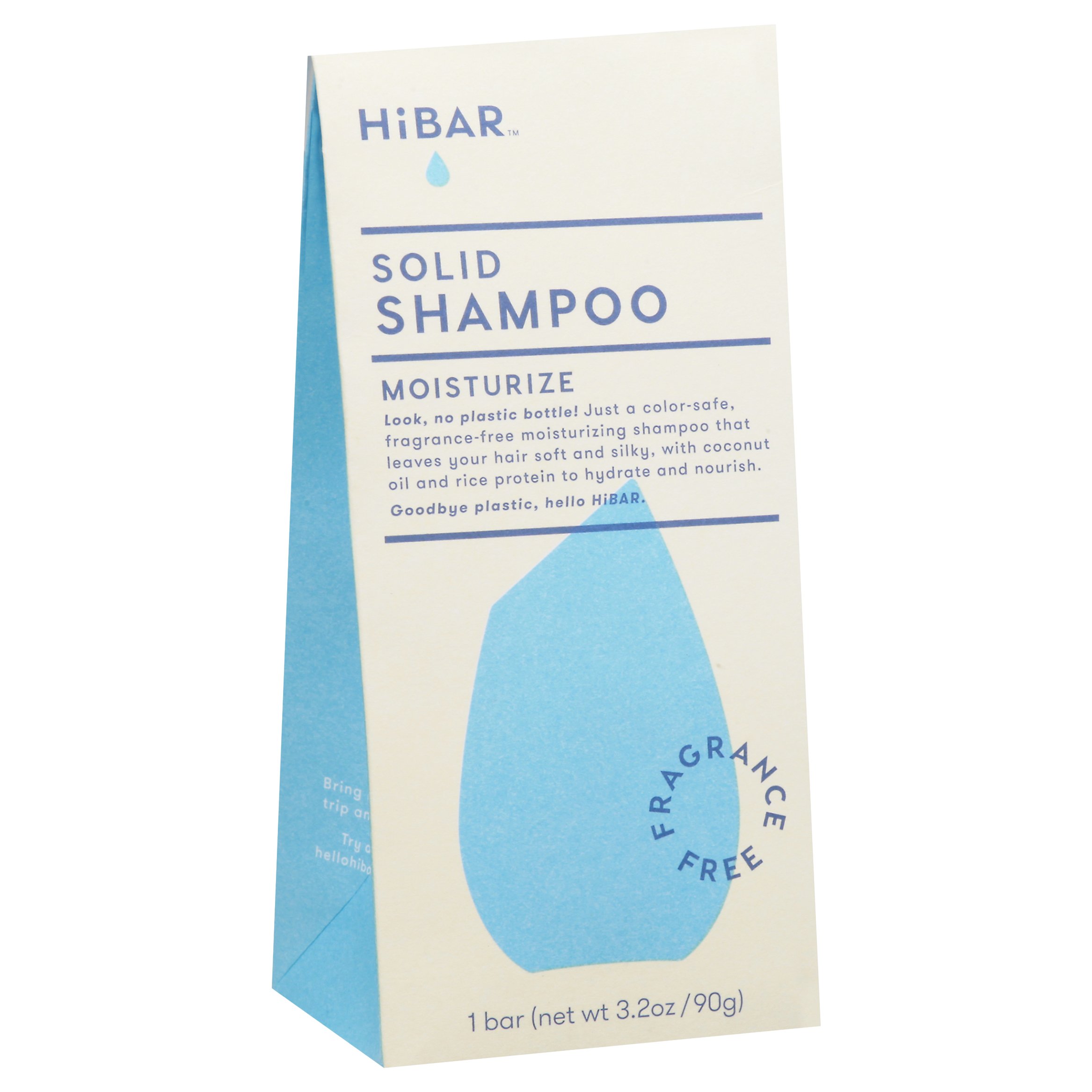 HiBAR Solid Shampoo Moisturize Fragrance Free Shop Shampoo
