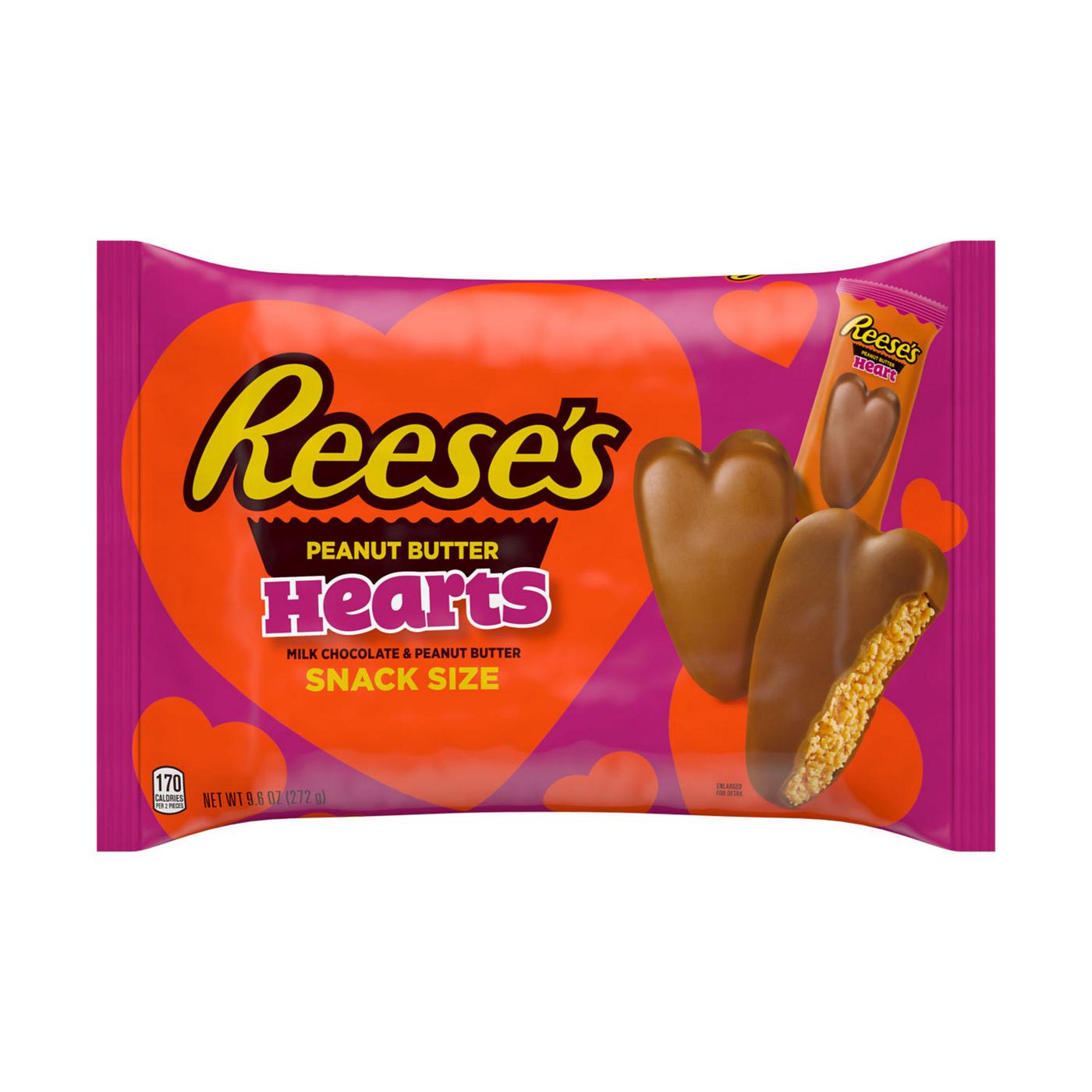 Reese's Peanut Butter Hearts Snack Size Valentine's Candy; image 1 of 7