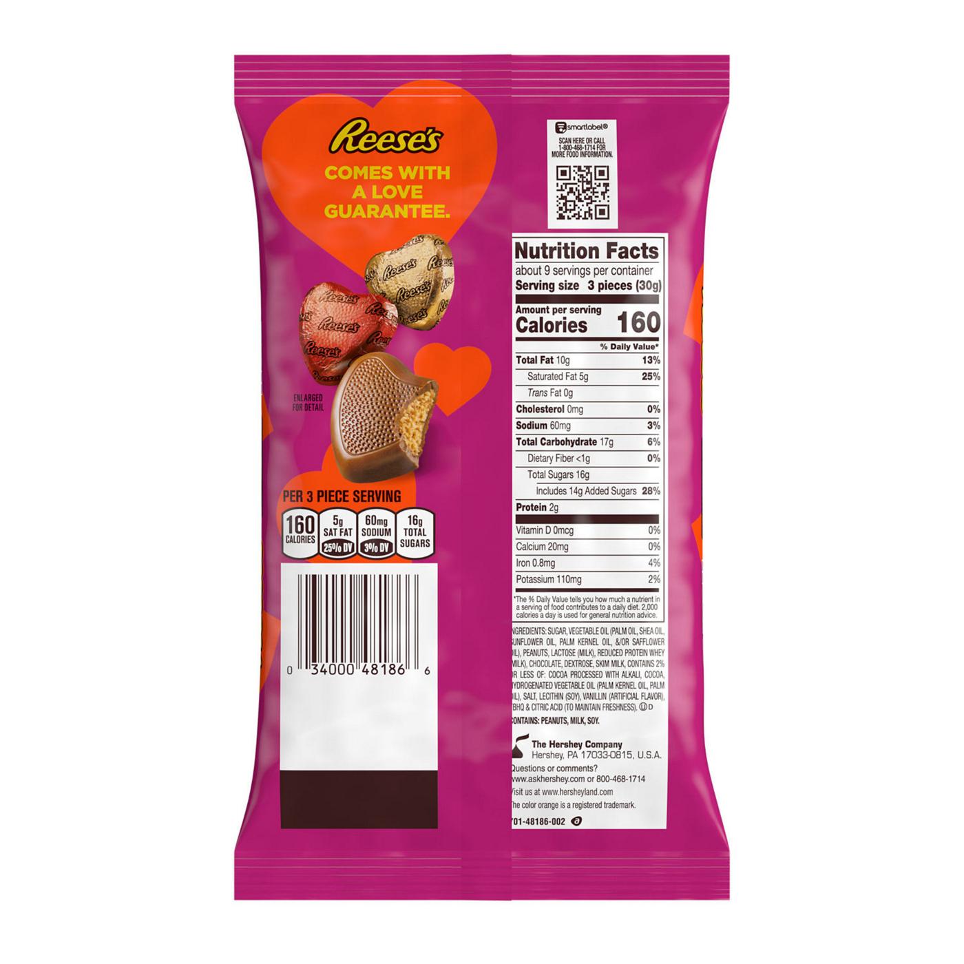 Reese's Peanut Butter Hearts Valentine's Candy; image 6 of 6