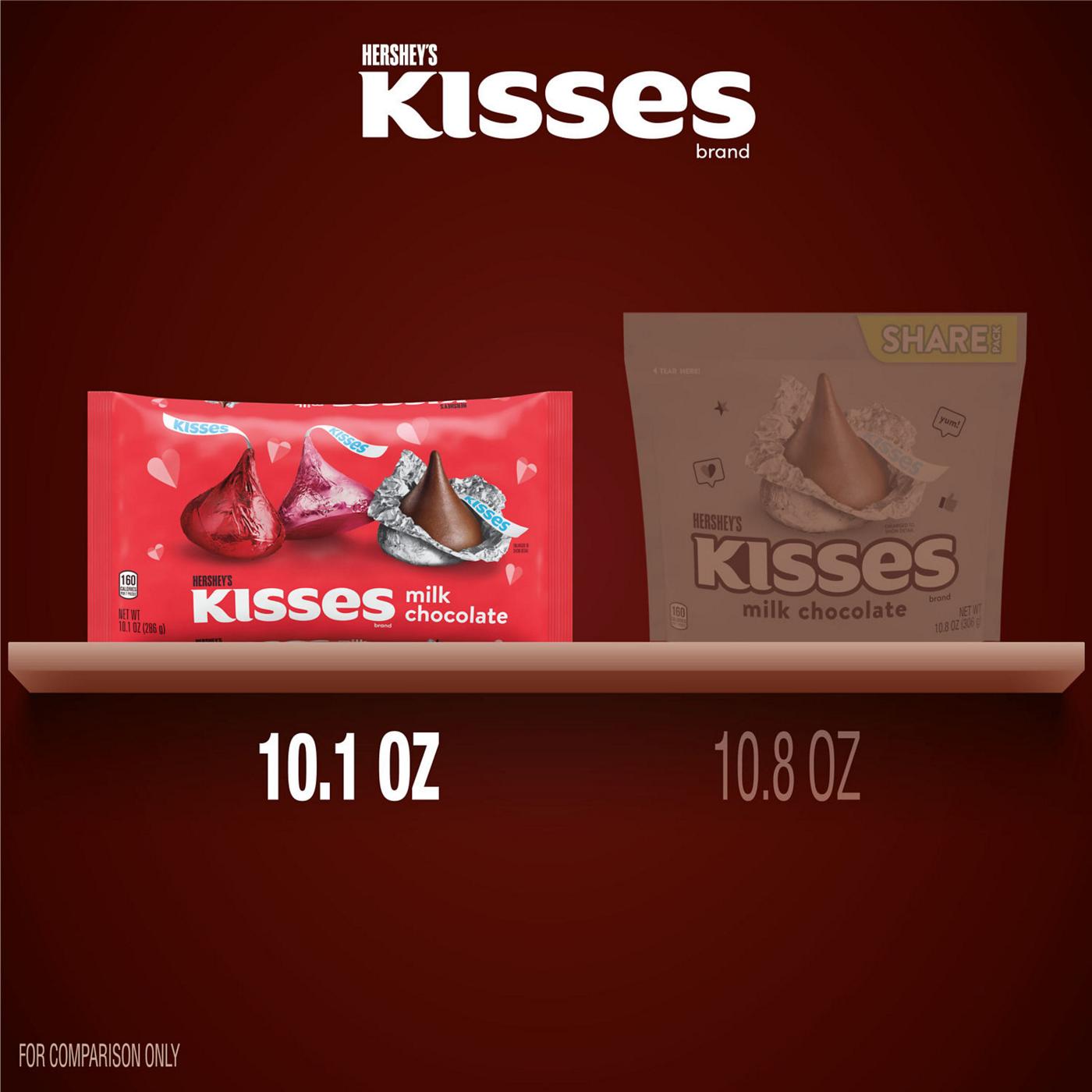 Hershey's Kisses Milk Chocolate Valentine's Candy; image 6 of 7