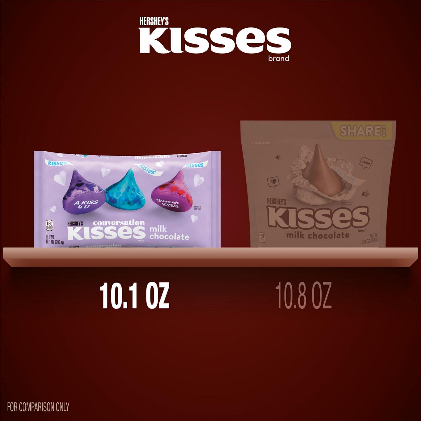 Hershey's Kisses Milk Chocolate Valentine's Candy; image 6 of 7