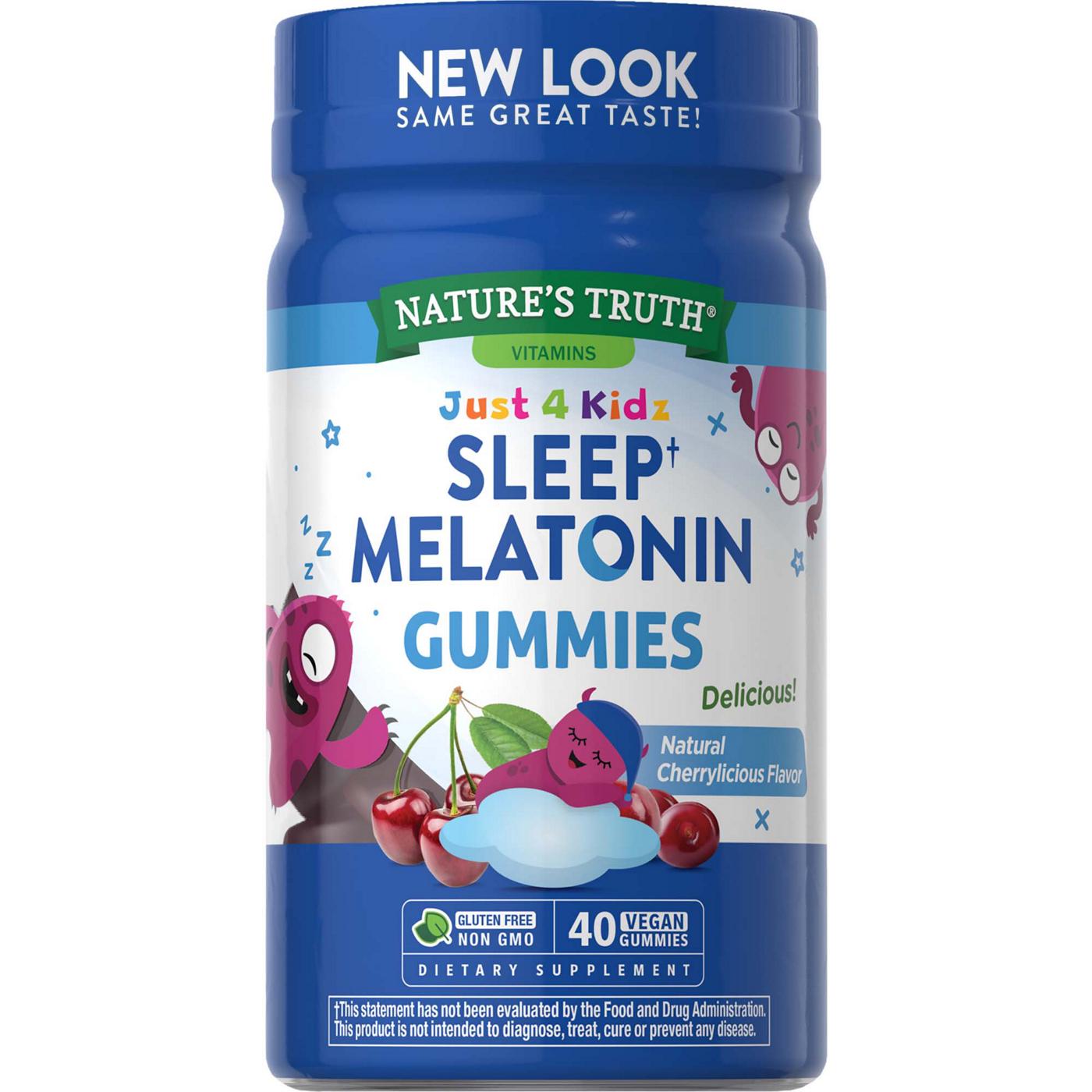 Nature's Truth Just 4 Kidz Sleep Melatonin Gummies; image 1 of 4