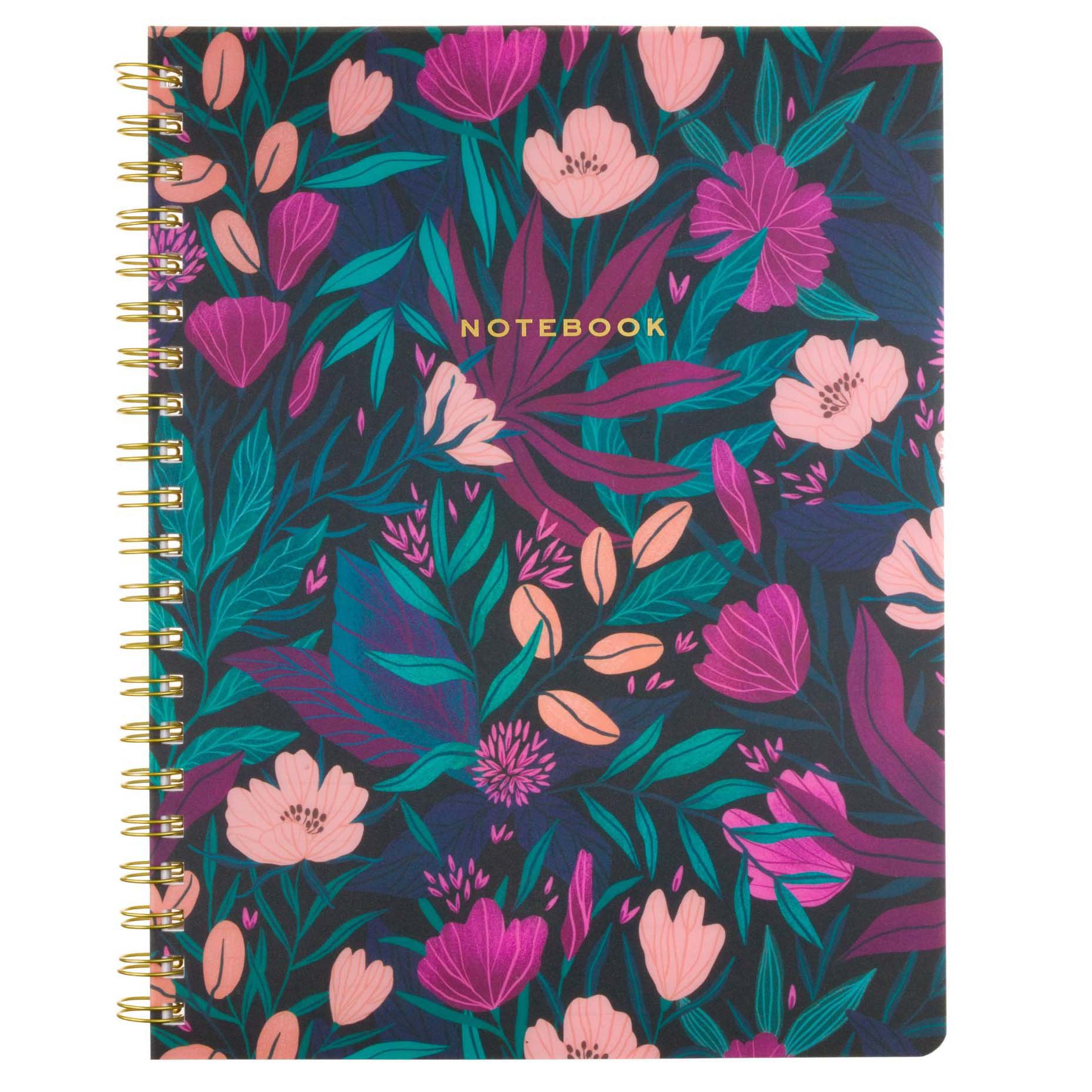 Eccolo Tropical Floral Desk Size Spiral Journal - Shop Notebooks at H-E-B