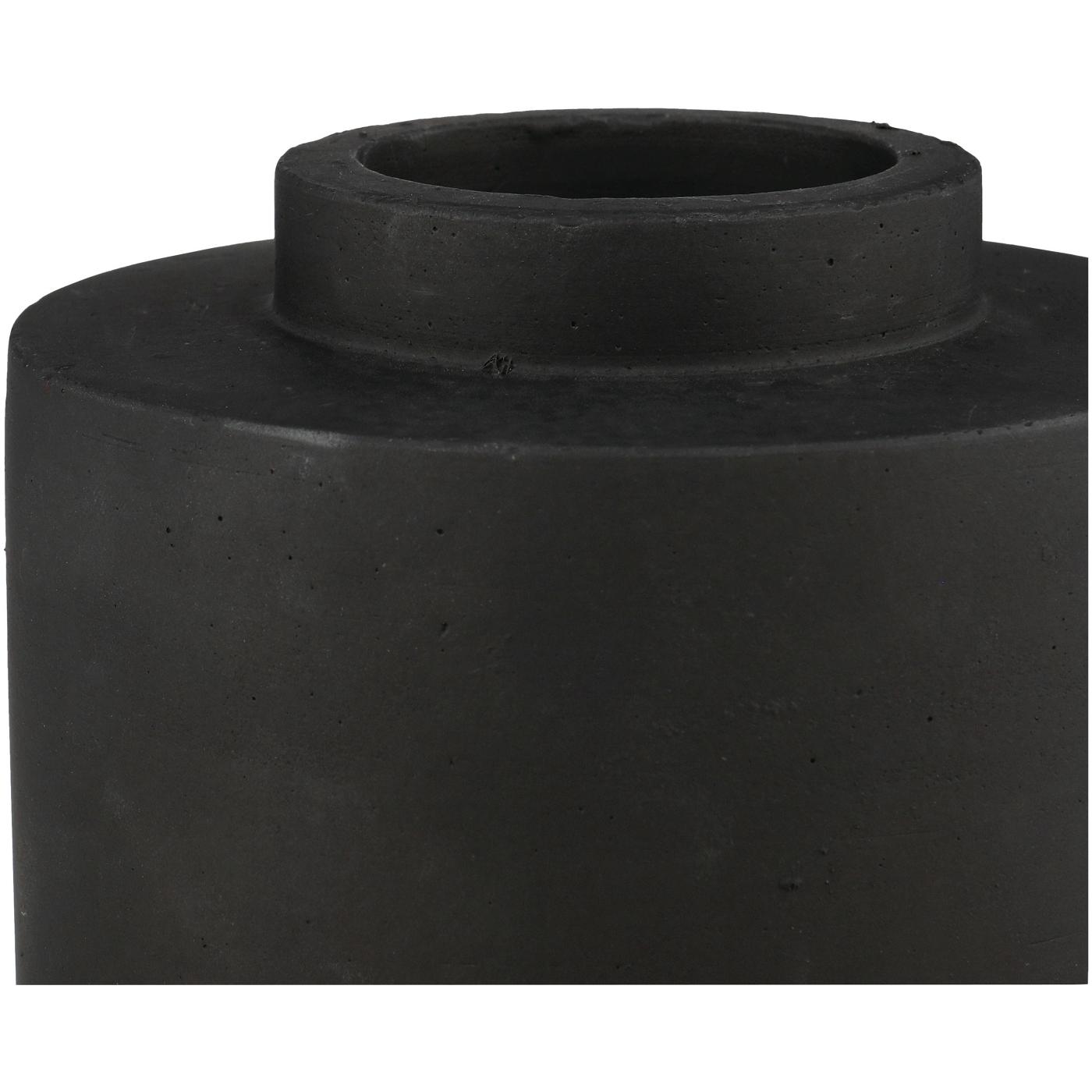 Haven + Key Decorative Ceramic Vase – Black; image 2 of 2