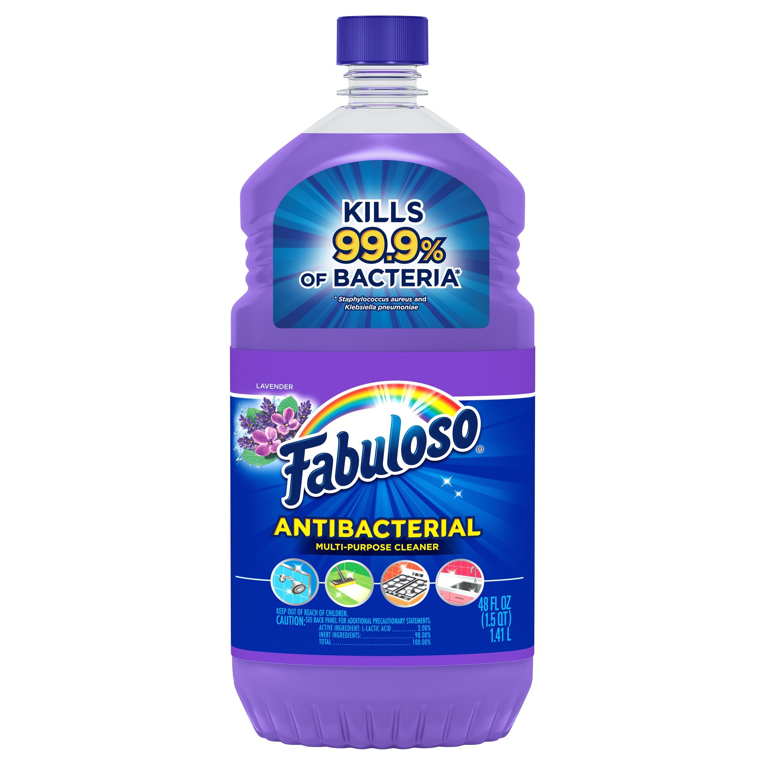 Number 1 In Service Fabuloso Makes 64 Gallons Lavender Purple Liquid  Multi-Purpose Professional Household Non Toxic Fabolous Hardwood Floor  Cleaner