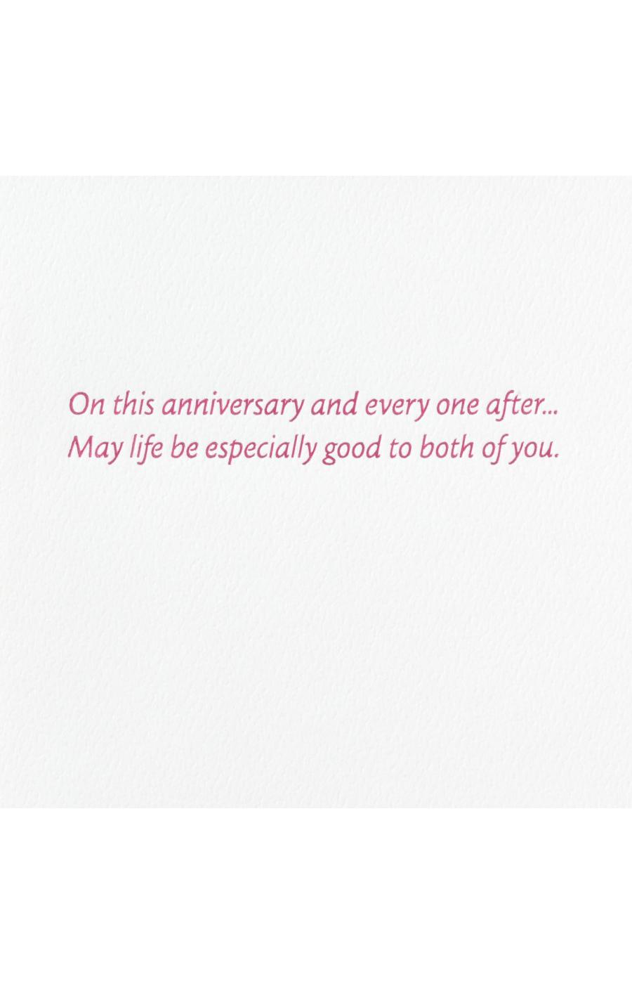 Hallmark Signature Happy Anniversary Card for Couple - E23, E15; image 3 of 6