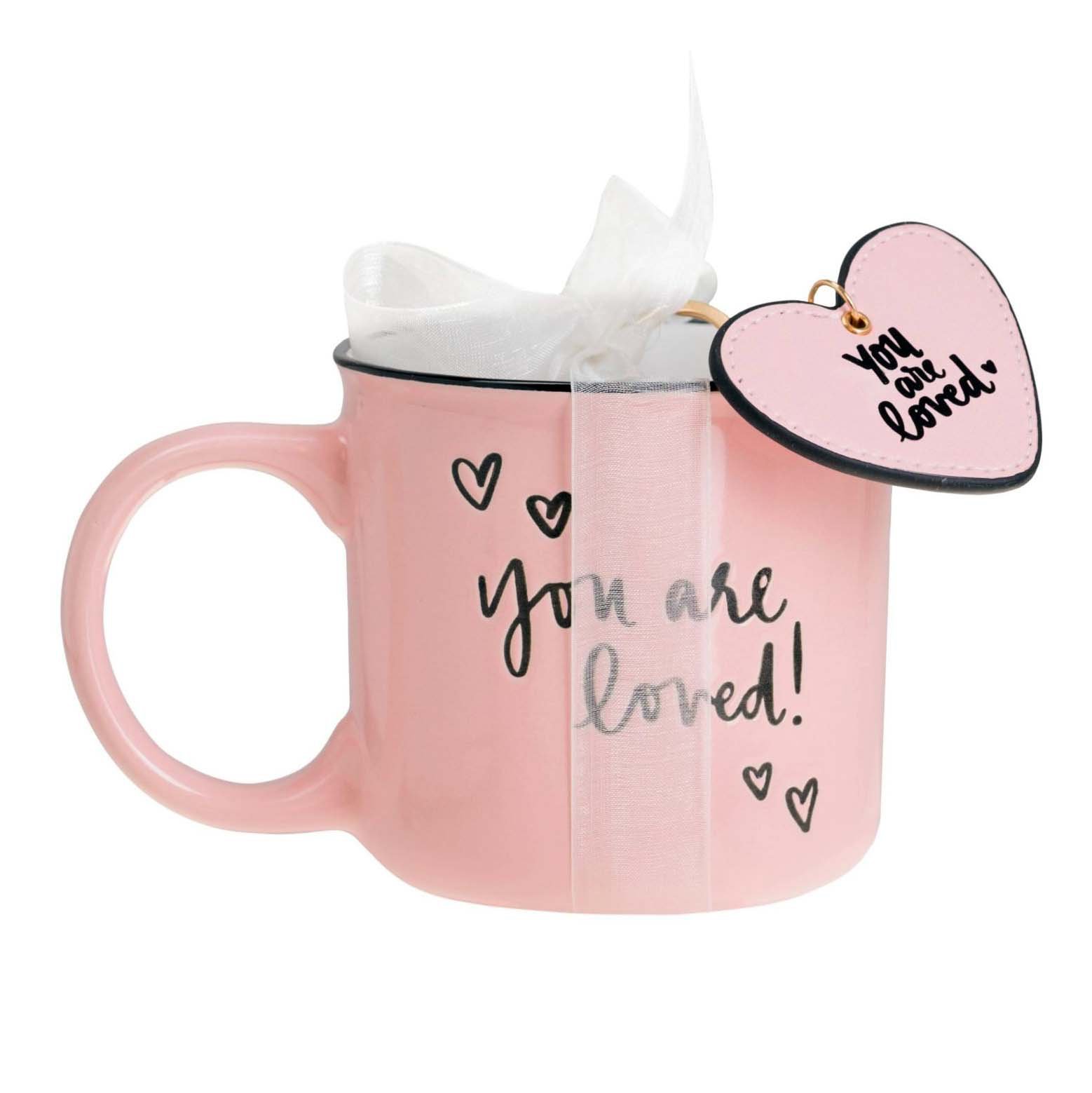 Eccolo Dayna Lee Collection Pink You Are Loved Mug Gift Set Shop