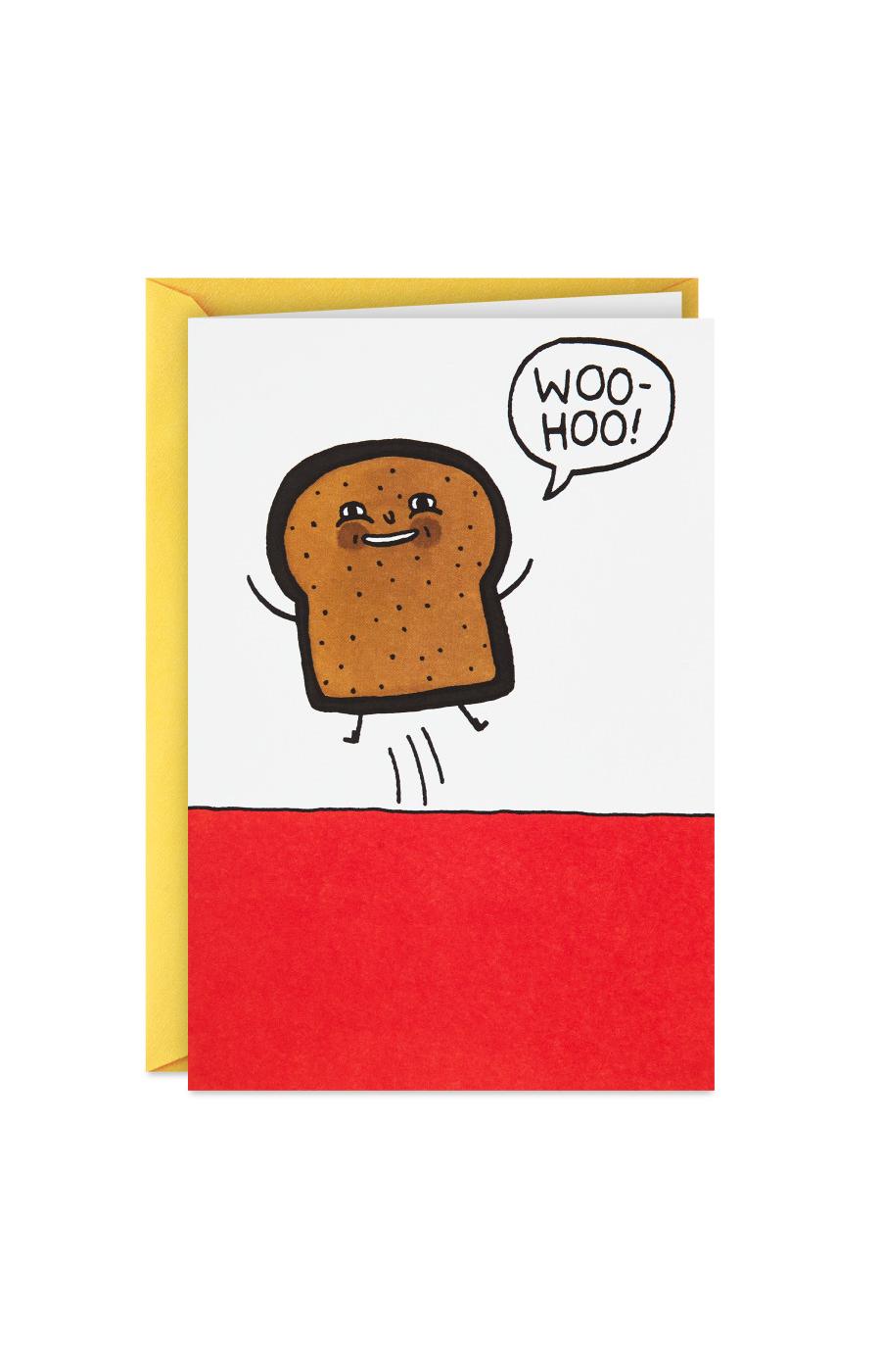 Hallmark Shoebox Toast Funny Birthday Card - E28; image 1 of 6