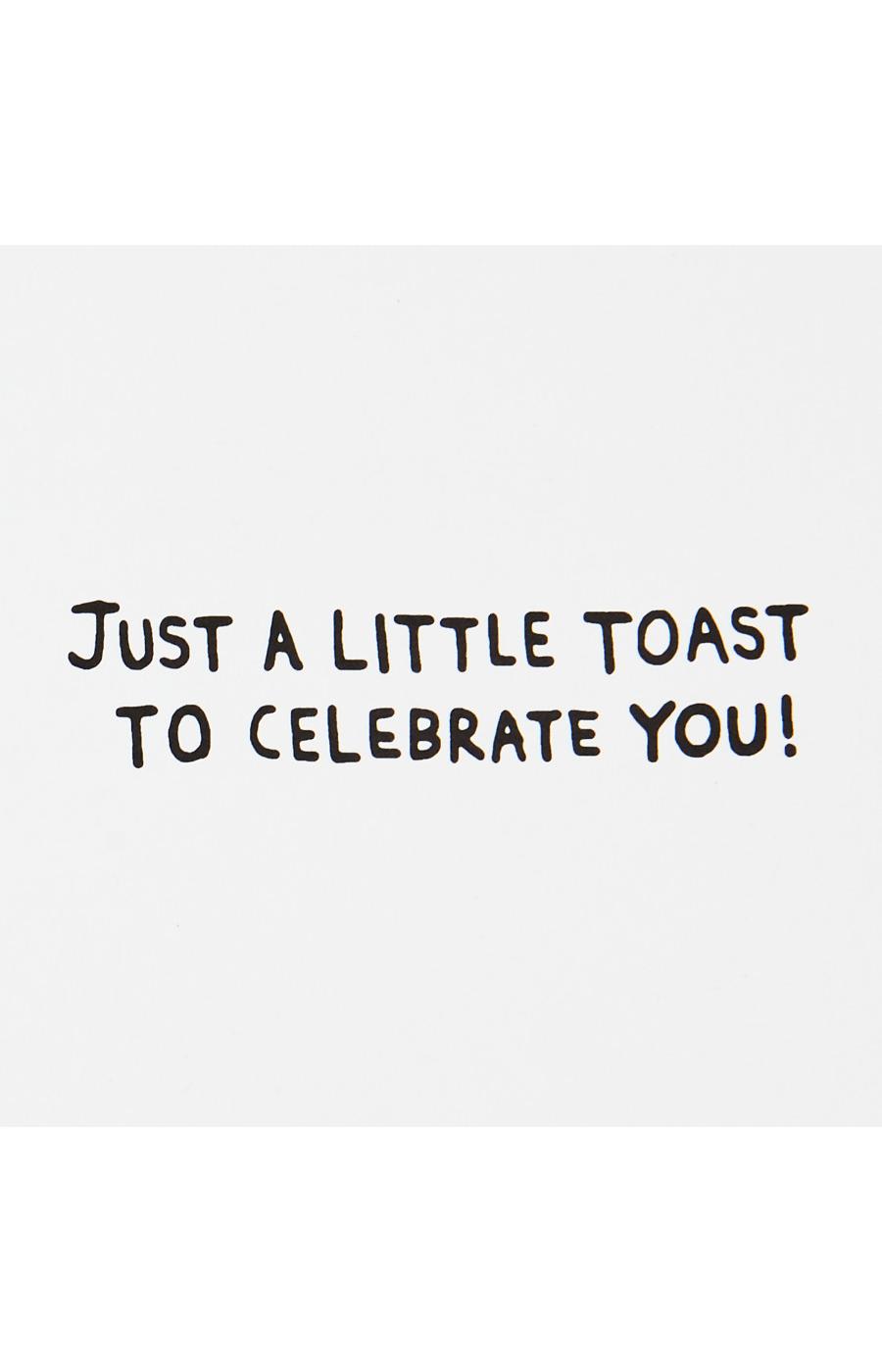 Hallmark Shoebox Toast Funny Birthday Card - E28; image 3 of 6