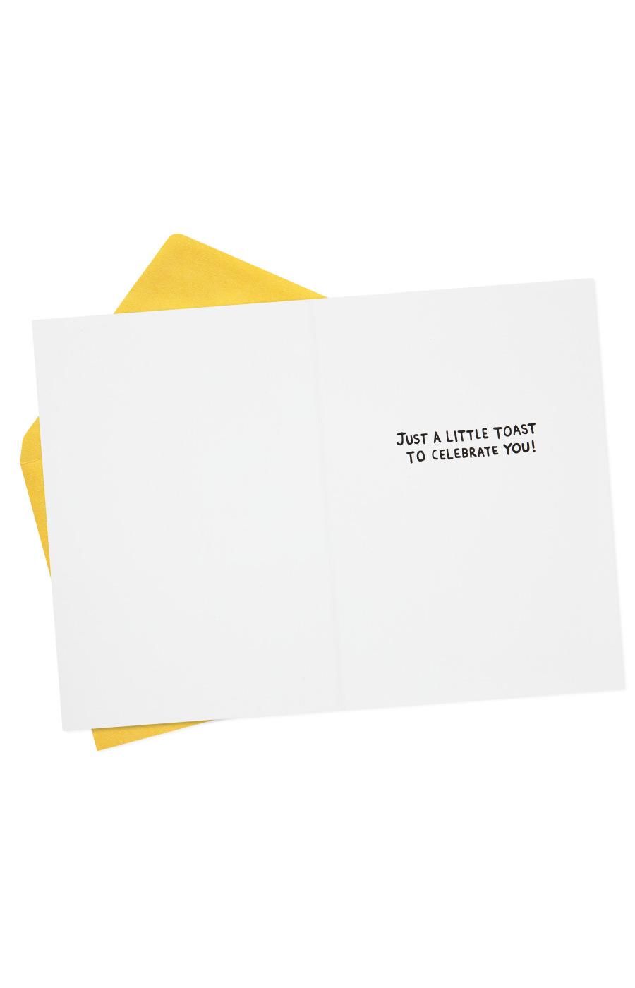 Hallmark Shoebox Toast Funny Birthday Card - E28; image 3 of 4