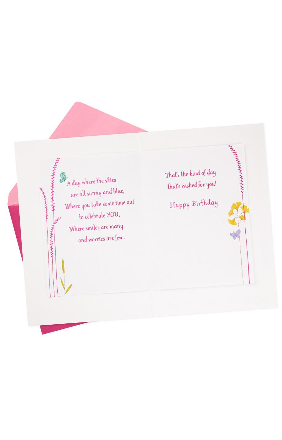 Hallmark Perfect Day for You Birthday Card - E17; image 2 of 7